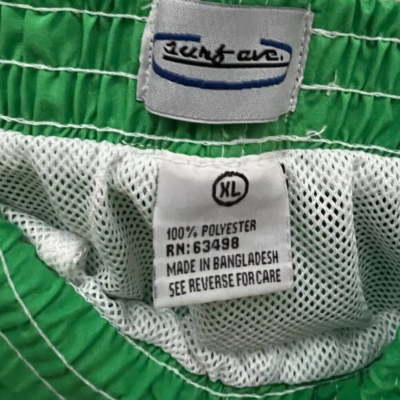 SURF AVE Men's Classic Five Pockets, No Grommets, Long Swim Trunks Size XL - Picture 3 of 6